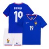 Maglia ufficiale Francia Fofana 19 Casa Euro 2024 per Bambino